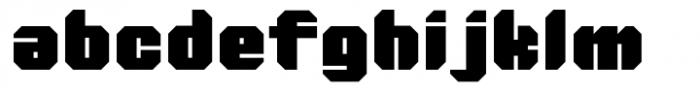 Lada Black02 Font LOWERCASE