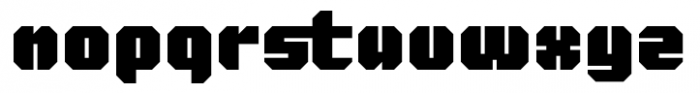 Lada Black02 Font LOWERCASE