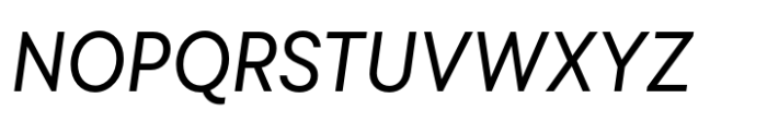 Lader Compact Medium Italic Font UPPERCASE