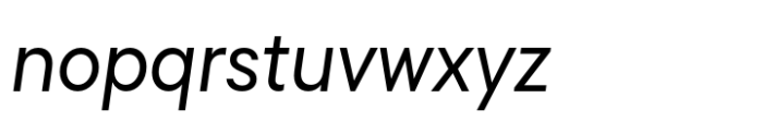 Lader Compact Medium Italic Font LOWERCASE