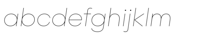 Lader Wide Thin Italic FONT