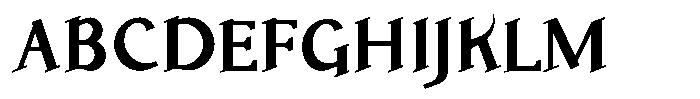 Laderas Bold Font UPPERCASE
