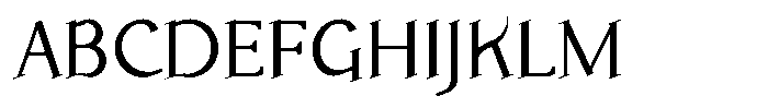 Laderas Regular Font UPPERCASE