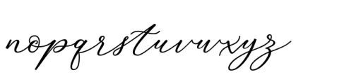 Ladies style Font LOWERCASE