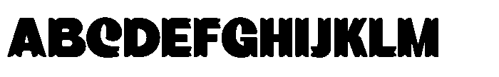 Ladiha Font UPPERCASE