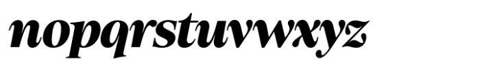 Ladinta Black Italic Font LOWERCASE