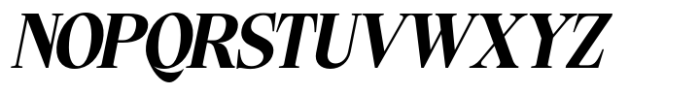 Ladinta Extra Bold Italic Font UPPERCASE