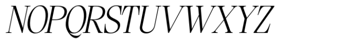 Ladinta Extra Light Italic Font UPPERCASE