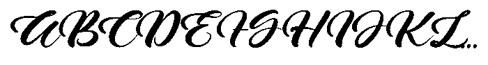 Ladiya Font UPPERCASE