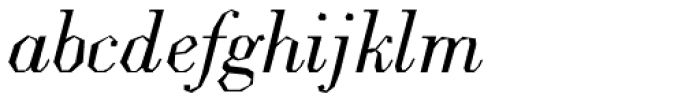 Ladoni Italic Font LOWERCASE