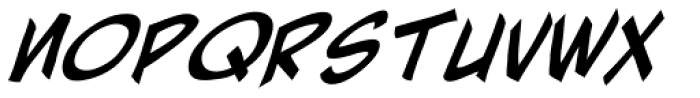 Ladronn Bold Italic Font UPPERCASE