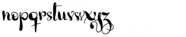 Lady Dodo Font LOWERCASE