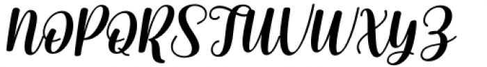 Lady July Italic Font UPPERCASE