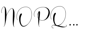 Ladylove Font UPPERCASE