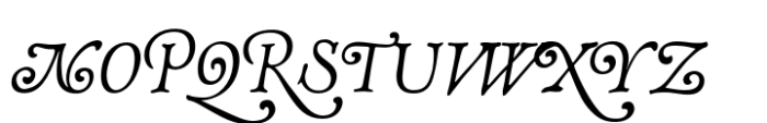 Lagarto Italic Font UPPERCASE
