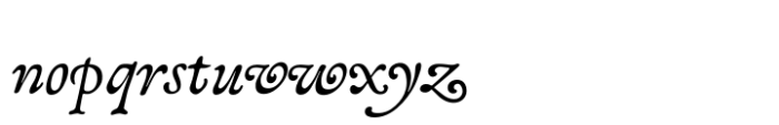 Lagarto Italic Font LOWERCASE
