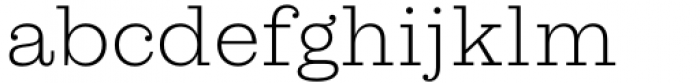 Lagom Extralight Font LOWERCASE
