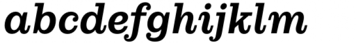 Lagom Medium Italic Font LOWERCASE