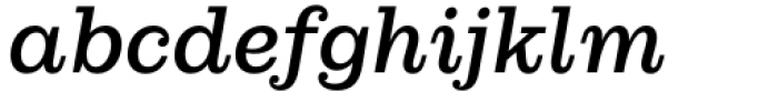 Lagom Regular Italic Font LOWERCASE