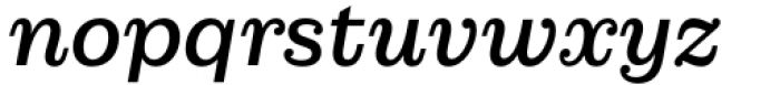 Lagom Regular Italic Font LOWERCASE