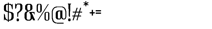 Lagovon Regular Font OTHER CHARS