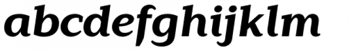 Lagu Serif Extra Bold Italic Font LOWERCASE