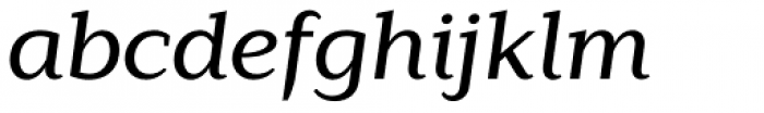 Lagu Serif Medium Italic Font LOWERCASE