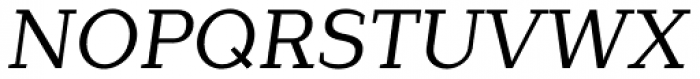 Lagu Serif Regular Italic Font UPPERCASE
