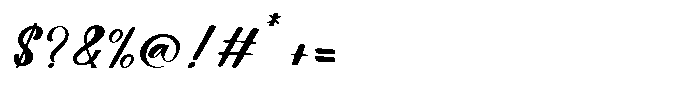 Laguna Hunters Font OTHER CHARS