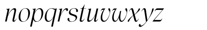 Lah Kagok Light Italic Font LOWERCASE
