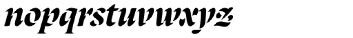 Laima Bold Italic Font LOWERCASE