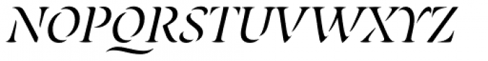 Laima Light Italic Font UPPERCASE