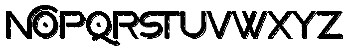 Lakescape Shadow Font UPPERCASE