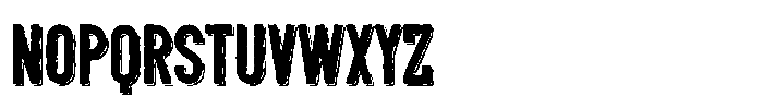 Lakescape Shadow Font LOWERCASE