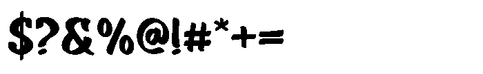 Lakon Rokum Regular Font OTHER CHARS