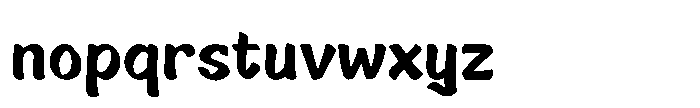 Lakon Rokum Regular Font LOWERCASE
