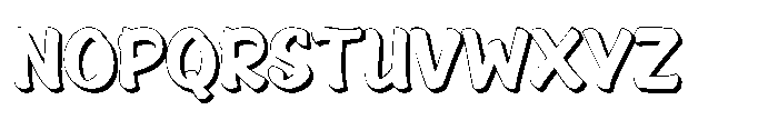 Lakon Rokum Shadow Font UPPERCASE