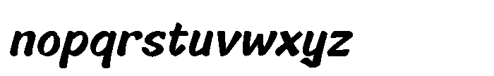 Lakon Rokum Slant Font LOWERCASE
