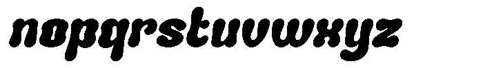 Lakotha Italic Font LOWERCASE