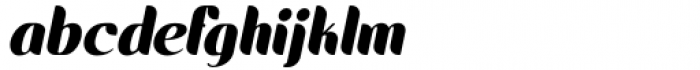 Laksmi Bold Italic Font LOWERCASE
