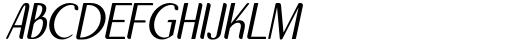 Laksmi Light Italic Font UPPERCASE