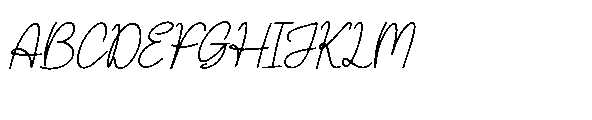 Lalatina Patricia Outline Lalatina Patricia Script Italic Font UPPERCASE