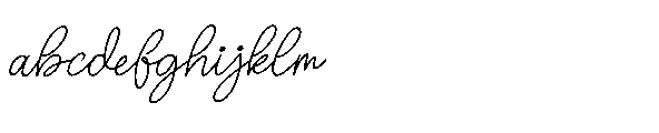 Lalatina Patricia Outline Lalatina Patricia Script Italic FONT
