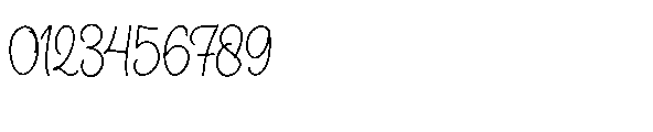 Lalatina Patricia Outline Lalatina Patricia Script Regular Font OTHER CHARS