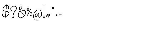Lalatina Patricia Outline Lalatina Patricia Script Regular Font OTHER CHARS