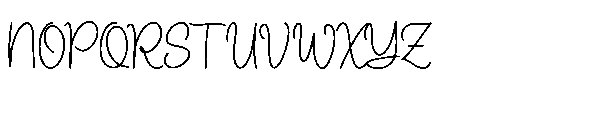 Lalatina Patricia Outline Lalatina Patricia Script Regular Font UPPERCASE