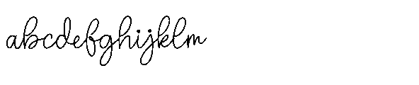 Lalatina Patricia Outline Lalatina Patricia Script Regular FONT