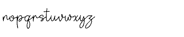 Lalatina Patricia Outline Lalatina Patricia Script Regular Font LOWERCASE