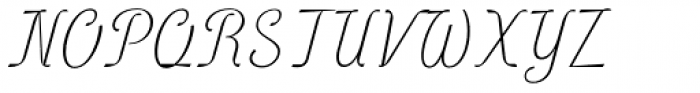 Lambo Thin Font UPPERCASE