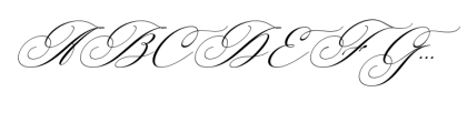 Lamborghini Script Slant Font UPPERCASE